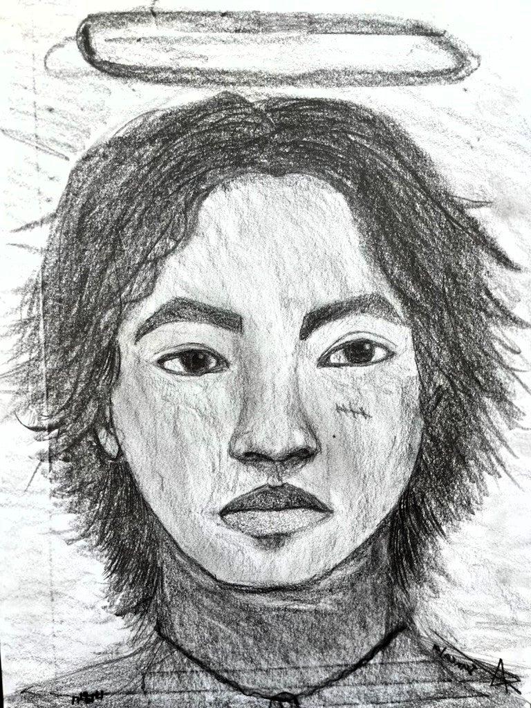 Ian Calamiong, 8年级，“我”，绘画